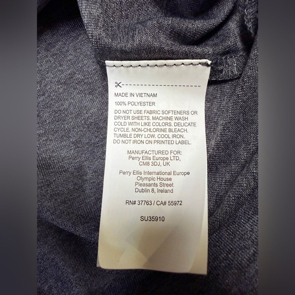 NWT Callaway Women Large Gray Black Heather Zip Collar Golf Polo Activewear - Picture 6 of 8